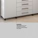 Cômoda London 2 Portas 7 Gavetas 1,70 m - Comoda para Quarto - Demobile