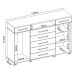 Cômoda London 2 Portas 7 Gavetas Branco