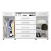 Cômoda London 2 Portas 7 Gavetas Branco