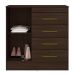 Cômoda Montevidéu 1 Porta 4 Gavetas 91 cm - Comoda para Quarto - Demobile