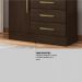 Cômoda Montevidéu 1 Porta 4 Gavetas 91 cm - Comoda para Quarto - Demobile