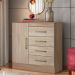 Cômoda Montevidéu 1 Porta 4 Gavetas 91 cm - Comoda para Quarto - Demobile