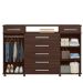 Cômoda Sapateira 2 Portas 7 Gavetas com Rodízios River Café Touch