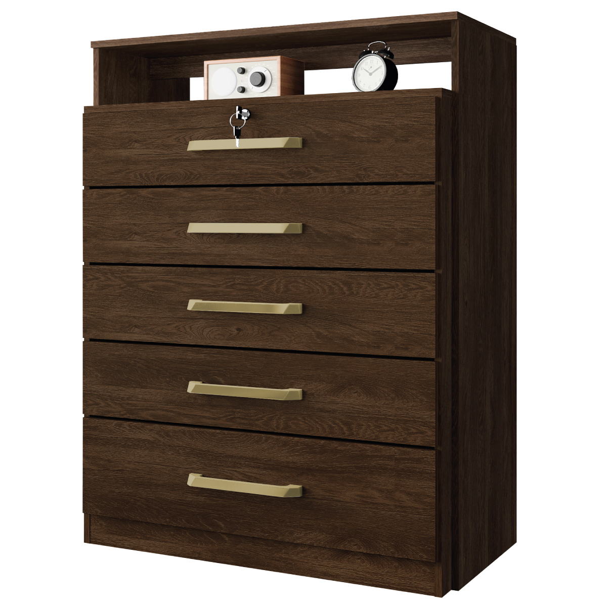 Cômoda Triunfo 5 Gavetas 86 cm - Comoda para Quarto - Demobile