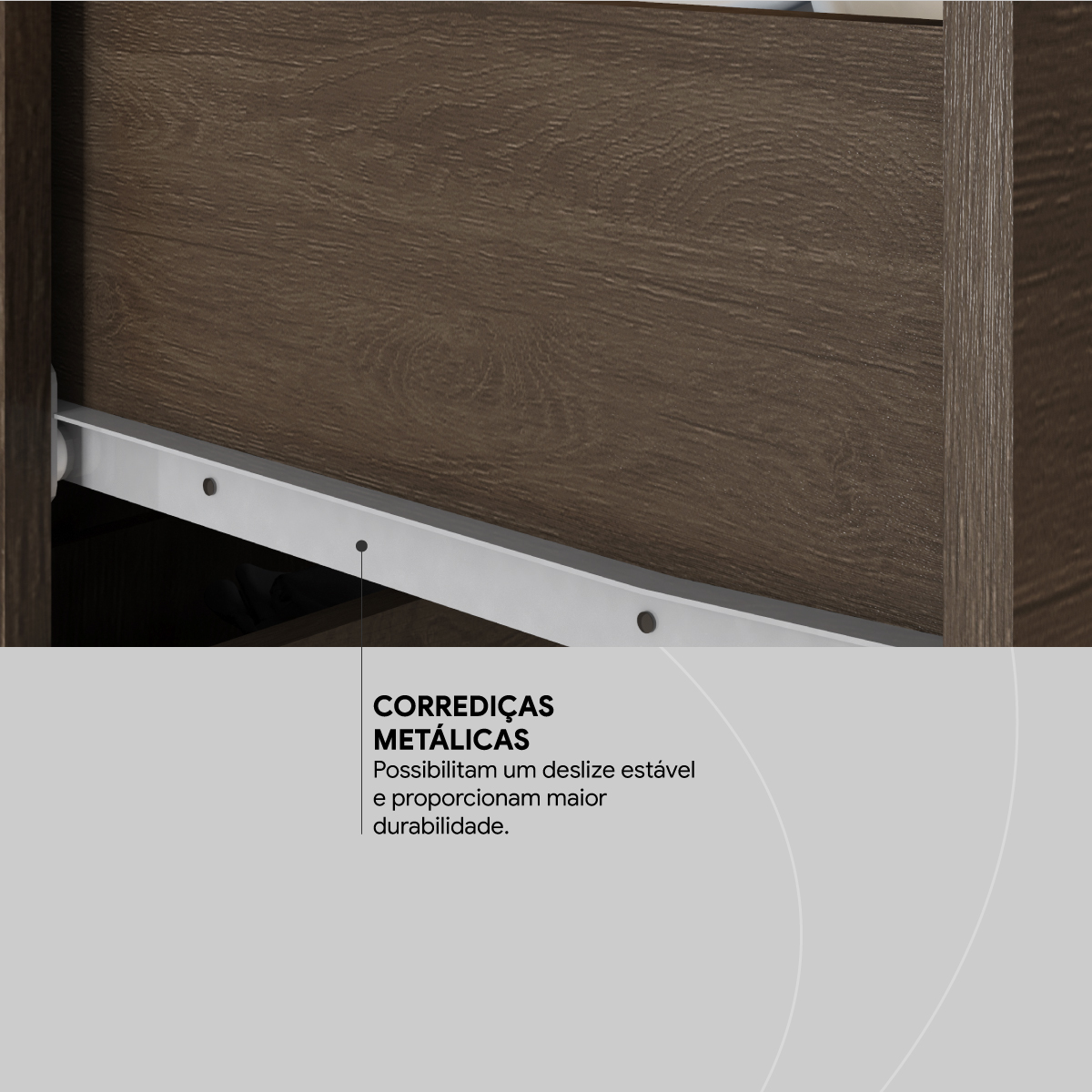 Cômoda Triunfo 5 Gavetas 86 cm - Comoda para Quarto - Demobile