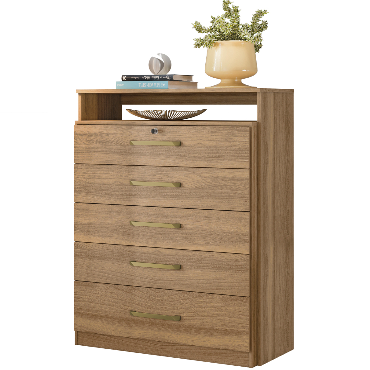 Cômoda Triunfo 5 Gavetas 86 cm - Comoda para Quarto - Demobile