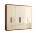 Cômoda e Guarda Roupa Flórida Amêndola Touch Off White