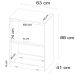 Cômoda para Quarto 4 Gavetas Estrela Branco