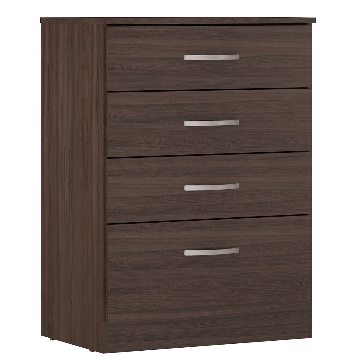 Cômoda para Quarto 4 Gavetas Estrela Café Touch