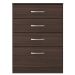 Cômoda para Quarto 4 Gavetas Estrela Café Touch