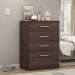 Cômoda para Quarto 4 Gavetas Estrela Café Touch