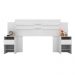 Cabeceira Casal 216cm Triunfo 9590 Branco Demóbile