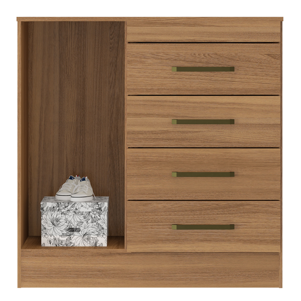 Comoda 04 Gavetas Montevideu Amendola Touch Demobile