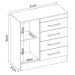 Comoda 04 Gavetas Montevideu Amendola Touch Demobile