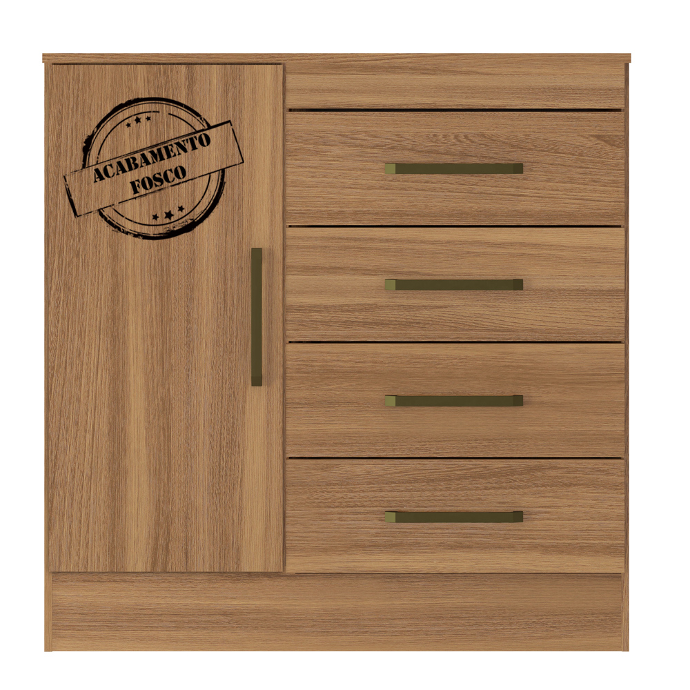 Comoda 04 Gavetas Montevideu Amendola Touch Demobile
