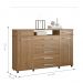 Comoda 7 Gavetas Texas Amendola