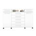 Comoda 7 Gavetas Texas Branco