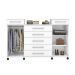 Comoda 7 Gavetas Texas Branco