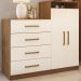 Comoda Sapateira 2 Portas 4 Gavetas 4270 Amendola Off White Demobile