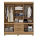 Conjunto Cabeceira e Guarda Roupa Casal Emilia Amendola