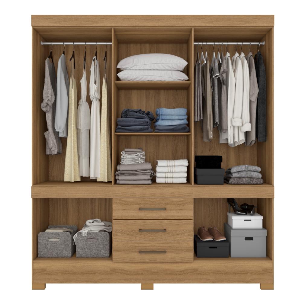 Conjunto Cabeceira e Guarda Roupa Casal Emilia Amendola