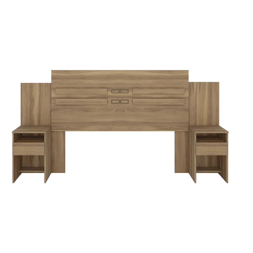 Conjunto Cabeceira e Guarda Roupa Casal Virgina Amendola