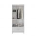 Conjunto Quarto Guarda Roupa e Comoda Jones Branco