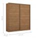 Conjunto Quarto Guarda Roupa e Comoda Napolis Amendola