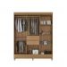 Conjunto Quarto Guarda Roupa e Comoda Terni Amendola
