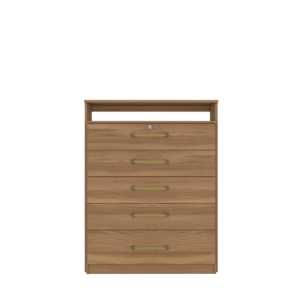 Conjunto Quarto Guarda Roupa e Comoda Trieste Amendola