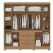 Conjunto Quarto Guarda Roupa e Comoda Trieste Amendola