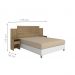Conjunto Quarto de Casal Completo Ferrara Amendola Off-White