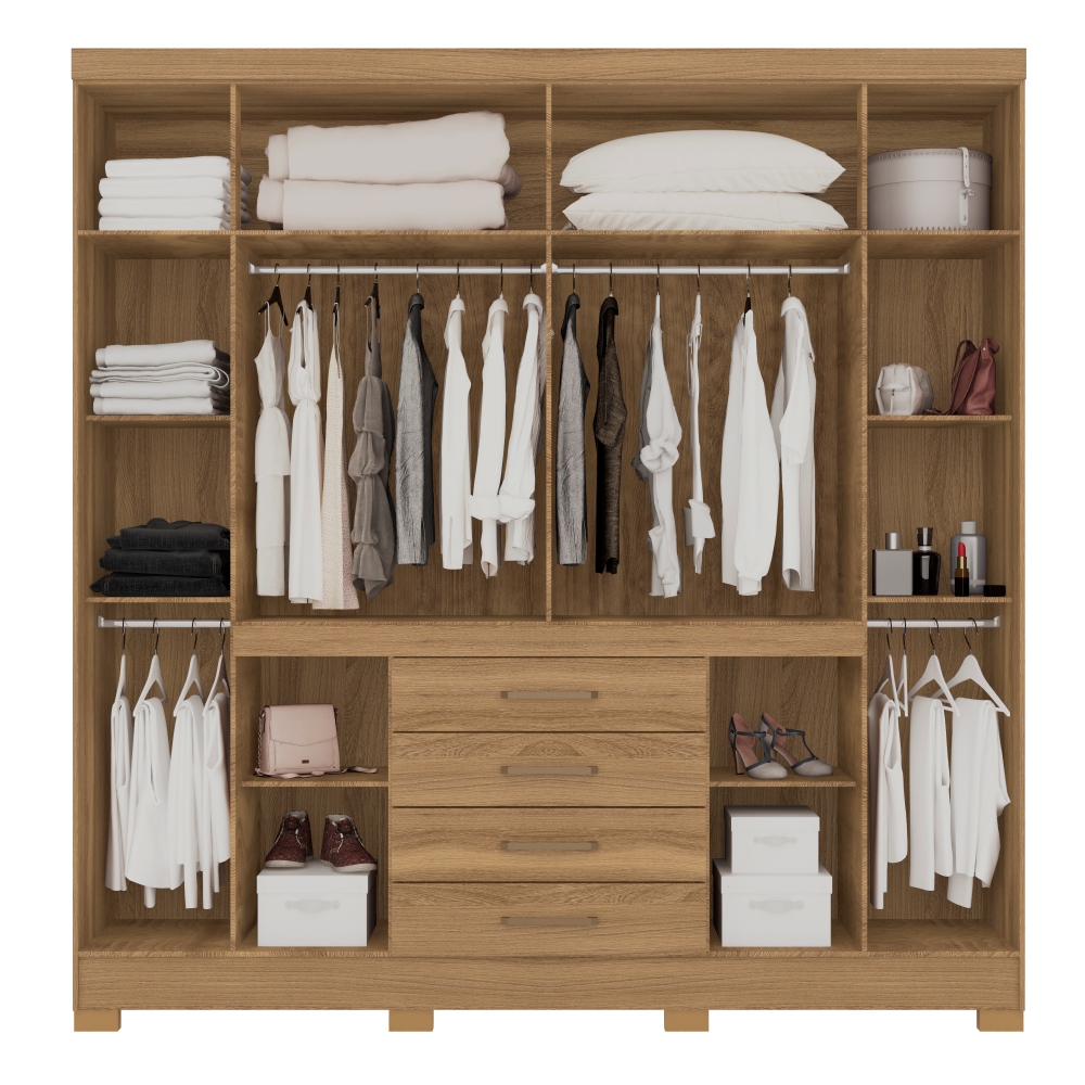 Conjunto Quarto de Casal Completo Trieste Amendola