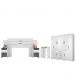 Conjunto Quarto de Casal Completo Trieste Branco