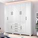 Conjunto Quarto de Casal Completo Trieste Branco