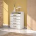 Conjunto Quarto de Casal Completo Trieste Branco