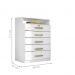 Conjunto Quarto de Casal Completo Trieste Branco