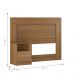 Conjunto de Quarto Completo Jones Amendola Off-White
