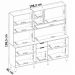 Cozinha Compacta 10 Portas 2 Gavetas 98221 Amendola Marsala Prime Tx Demobile