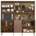 Cozinha Compacta 10 Portas 2 Gavetas 98221 Amendola Marsala Prime Tx Demobile