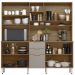 Cozinha Compacta 10 Portas 2 Gavetas 98221 Amendola Nude Prime Tx Demobile
