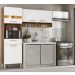 Cozinha Compacta 3 Peças Dama 99101 Amendola Branco Demobile