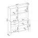 Cozinha Compacta 6 Portas 2 Gavetas Harmonia 96201 Amendola Branco Demobile