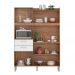 Cozinha Compacta 6 Portas 2 Gavetas Harmonia 96201 Amendola Branco Demobile