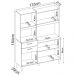 Cozinha Compacta 6 Portas 2 Gavetas Harmonia 96201 Avena Grafito Demobile