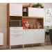 Cozinha Compacta 6 Portas 2 Gavetas Selecta 96211 Amendola Branco Demobile