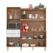 Cozinha Compacta 6 Portas 2 Gavetas Selecta 96211 Amendola Branco Demobile