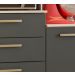 Cozinha Compacta 6 Portas 2 Gavetas Selecta 96211 Avena Grafito Demobile