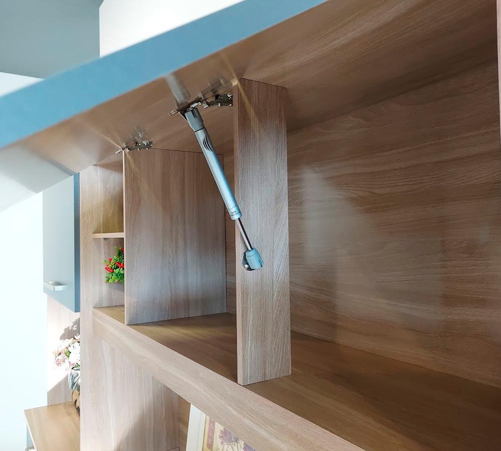Cozinha Compacta 6 Portas 2 Gavetas Selecta 96211 Avena Grafito Demobile