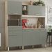 Cozinha Compacta 6 Portas 2 Gavetas Selecta 96211 Avena Menta Demobile